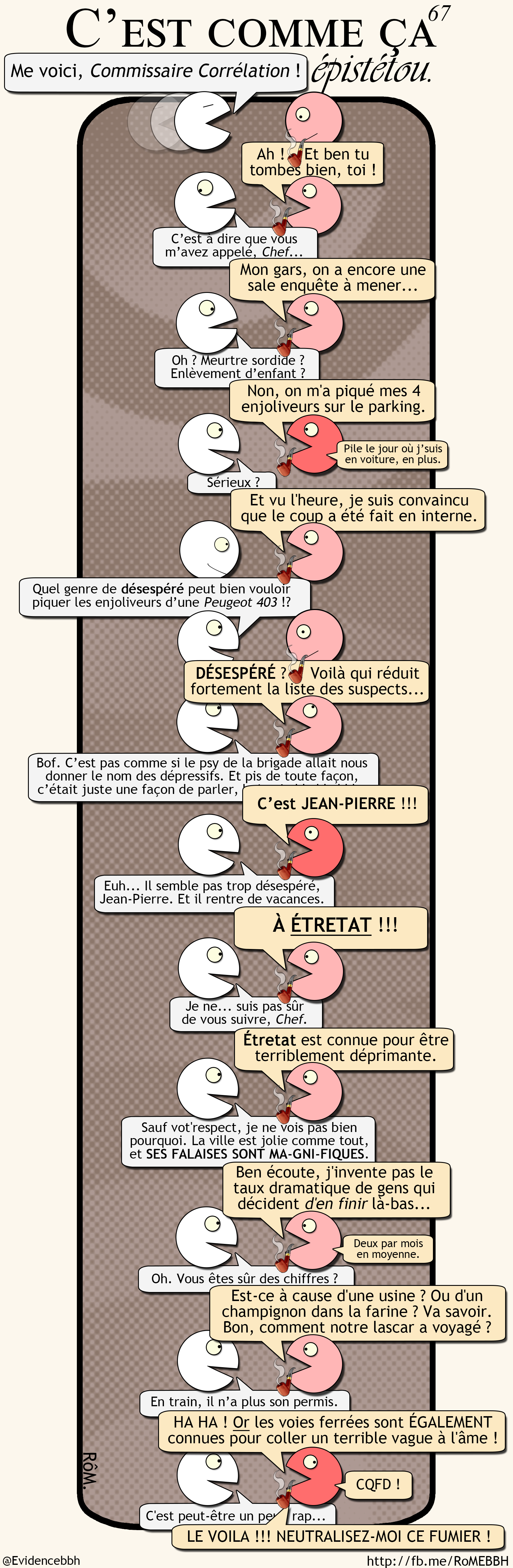 Ebbh Épisode #67 – Commissaire Corrélation #4 – Evidence Based Bonne Humeur